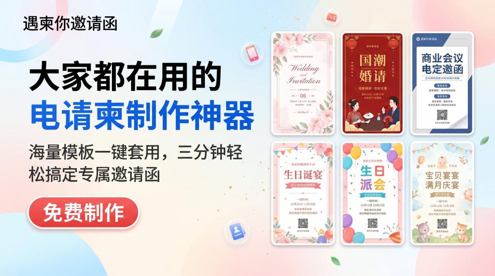 行政必看｜商业会议电子邀约速成，3步搞定不加班，小白也能上手